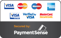 Payments secured by PaymentSense Merchant Services